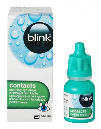 Krople Blink Contacts Soothing Eye Drops 10 ml